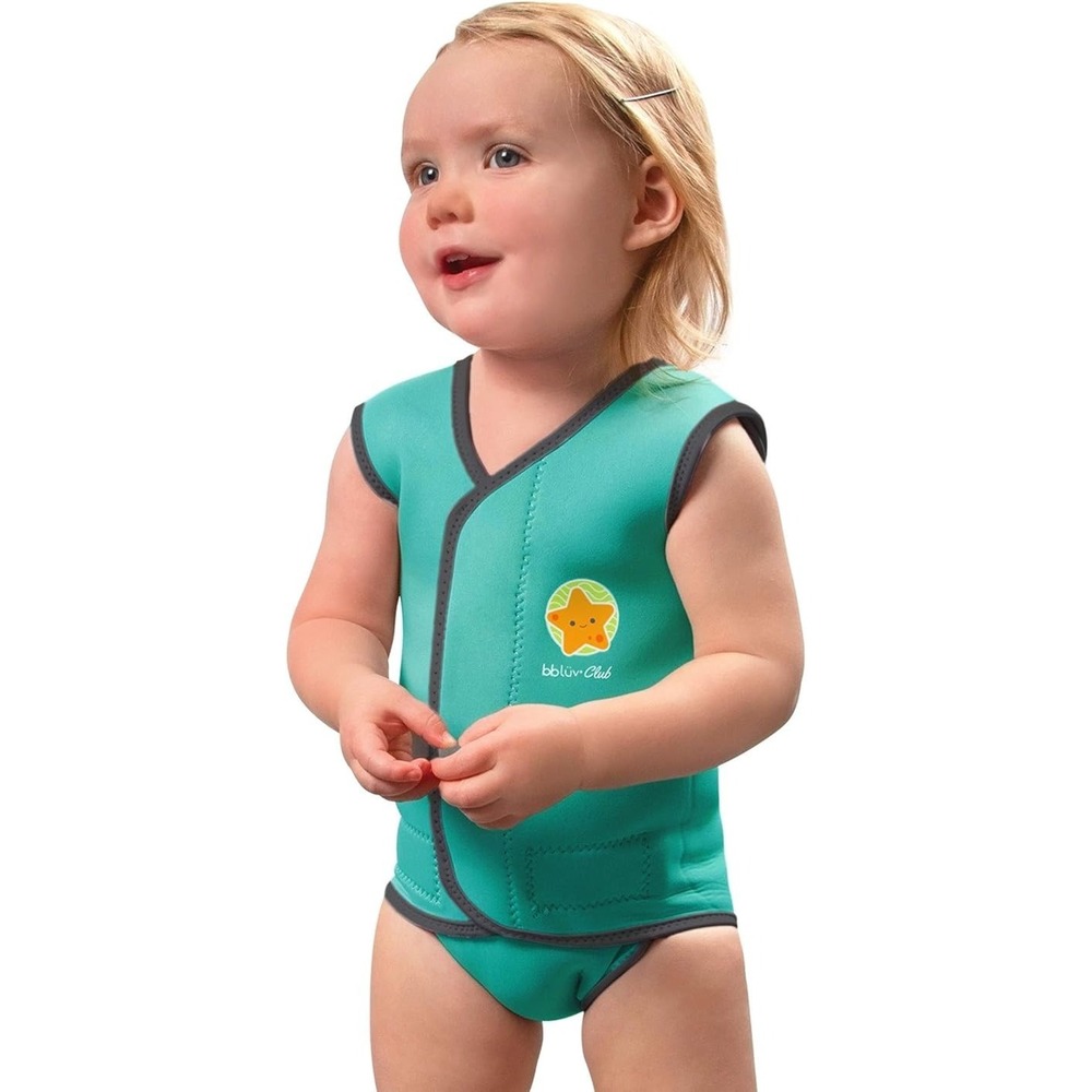 bblüv Wräp Baby and Toddler Swim Vest - Warm Neoprene Aqua Size:‎ 6-18 months - Picture 5 of 7
